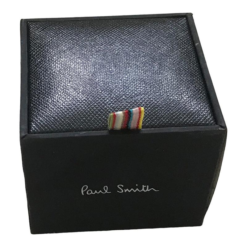 Paul Smith Cufflinks FLAG symbol in colours Blue White Grey 2