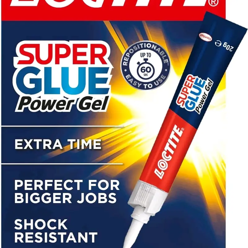 Loctite Super Glue Power Gel 20g - Clear Adhesive for Precise Repairs 4