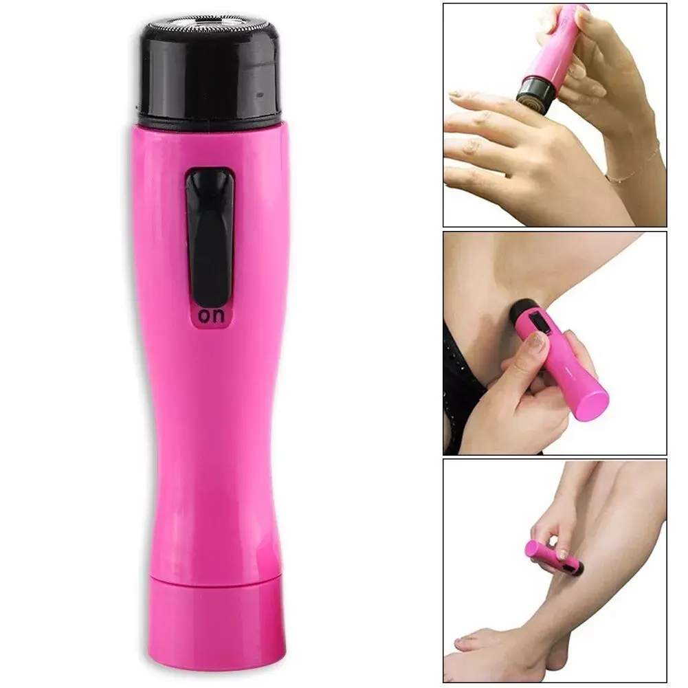 Ladies Hair Remover Electric Bikini Legs Face Mini Portable Rotary Shaver UK
