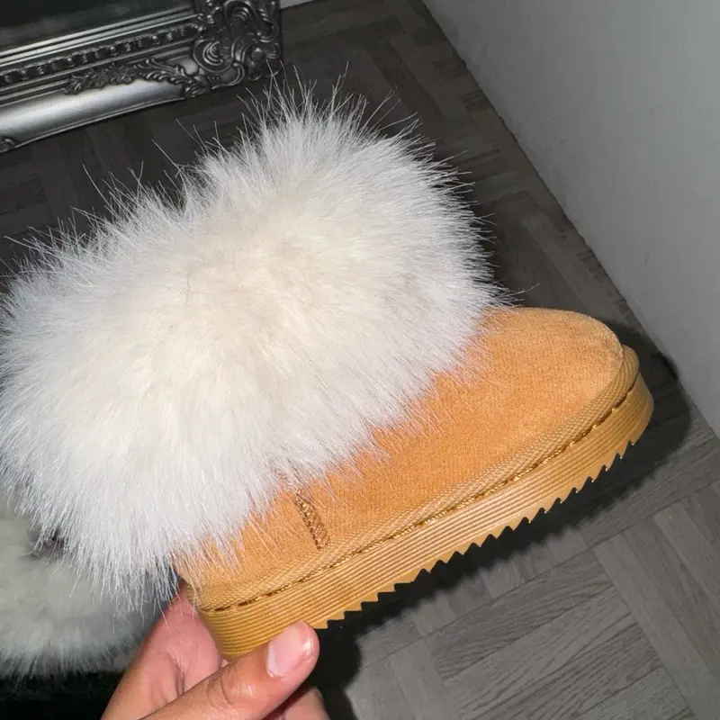 Kids ELSA Premium Faux Fur Winter Boots 1