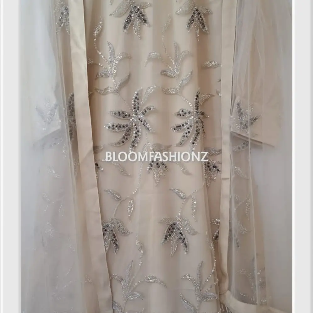 Eman Cream Three Piece Suit
