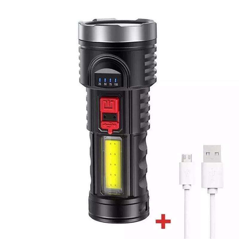 400000LM LED Super Bright Torch High Powered Camping USB Rechargeable Flashlight 1
