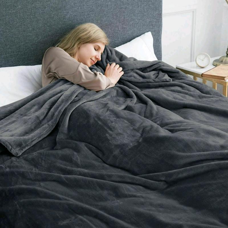 Faux Fur Fleece Throw Soft Warm Mink Large Sofa Bed Blanket Double King Sizes 8