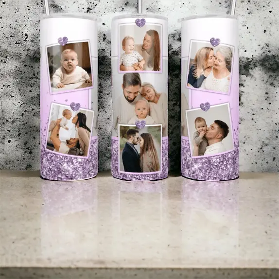 Personalised Photo Tumbler, Custom Picture Tumbler, Insulated Photo Tumbler, Gift for Her, Keepsake Tumbler drinkware 1