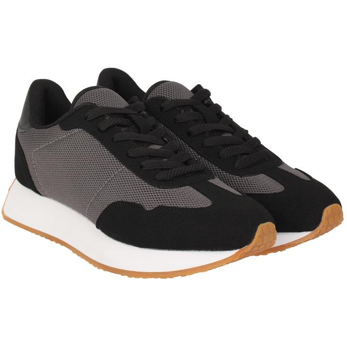 Fabric Womens Lyon Trainers Sneakers Sports Shoes Classic 5