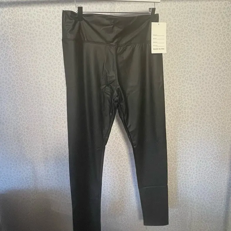 Tessa leather look leggings