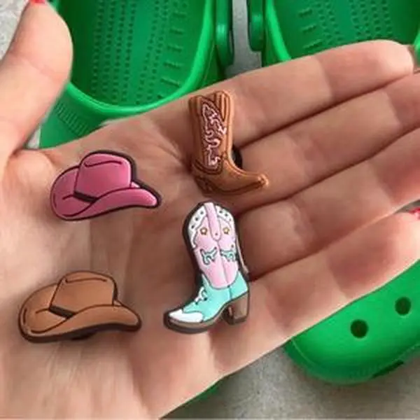 Cowgirl / cow boy shoe charm collection 0