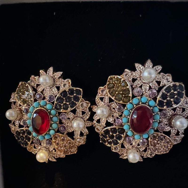 Ruby studs 1