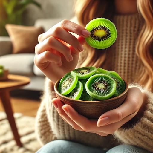 Kiwi Slices - Vibrant Green - A Nutrient Powerhouse Fruit Snack driedfruit driedfruits - Natural Dry  Vitamins 3