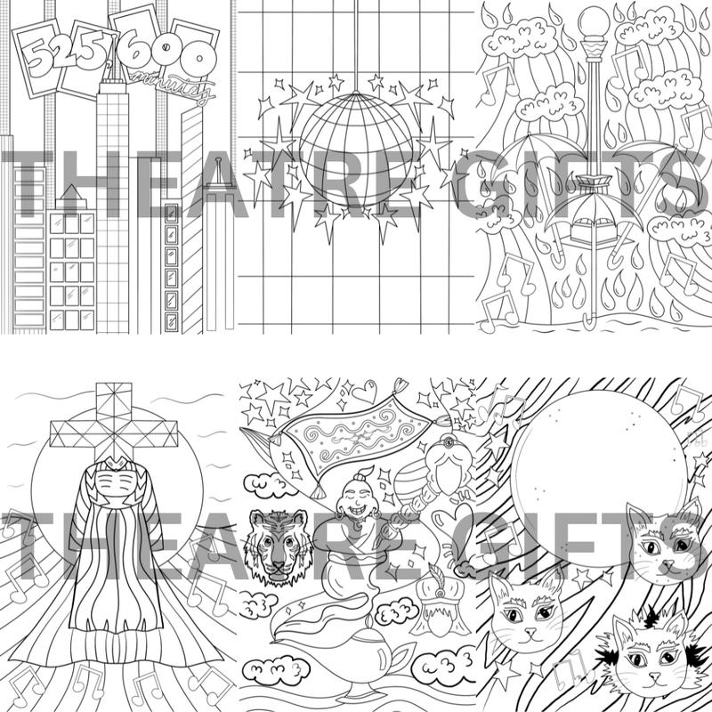 Musical Theatre Colouring Book Volume 2 4