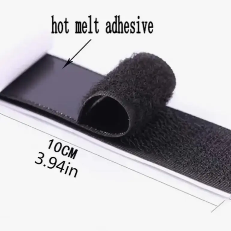 10pcs Premium Nylon Self-Adhesive Double-Sided Back Adhesive Backing for Easy Installation and Strong Hold