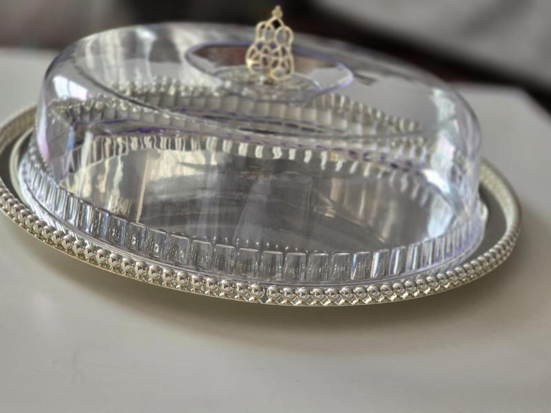 Cake and Snack Tray Set in Gold and Silver - Kings Kitchenware 5