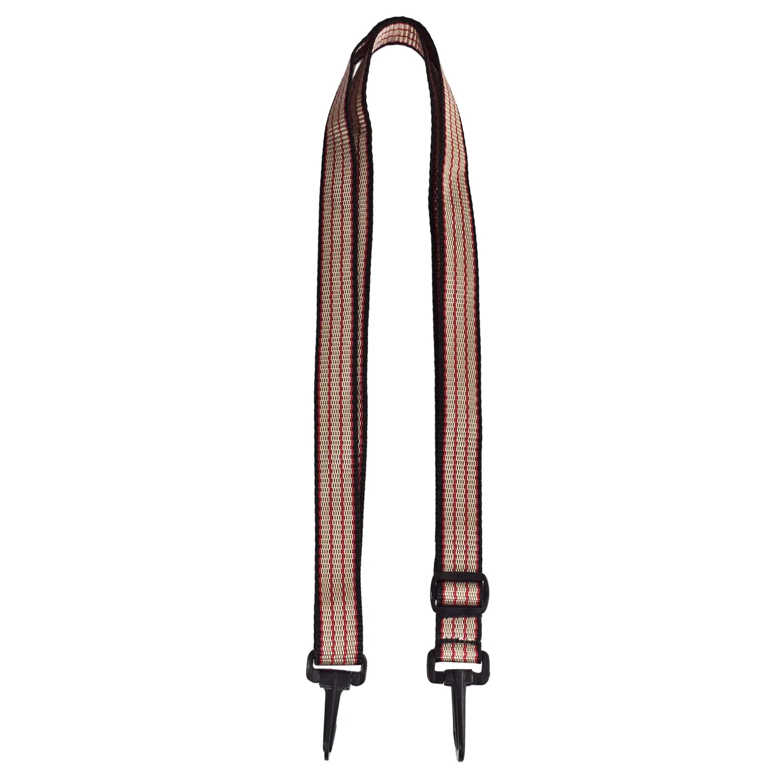 Universal Adjustable Shoulder Strap 25mm | RED & SAND PINSTRIPE
