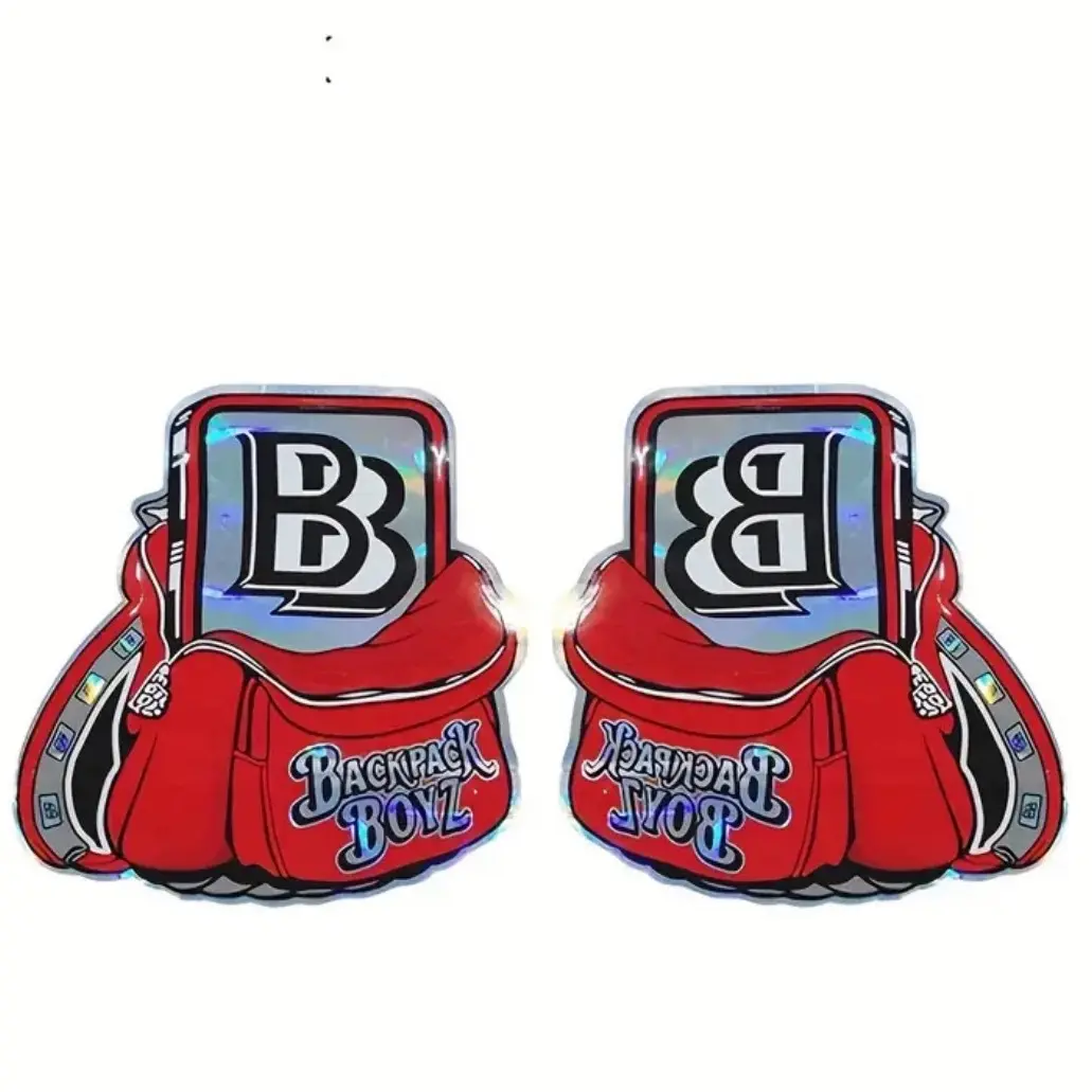 100pcs 3D Shaped Mylar Bags - Smell & Waterproof, Resealable Candy and Cookie Storage Organiser