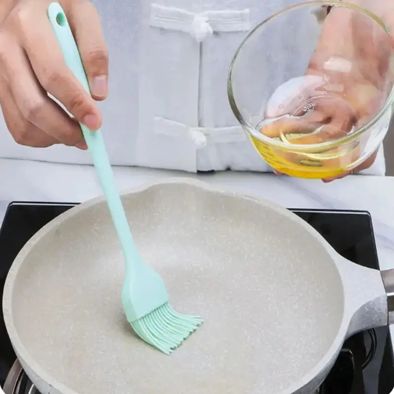 Silicone Barbecue Oil Brush Heat-resistant Pastry Brush Upgrade Oil Brush Kitchen Cooking and Baking Tools 4