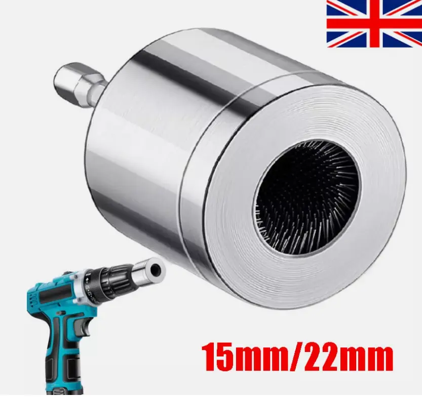 Copper Pipe Cleaners- 15mm,22mm - Plumbing & Heating Drill Version - Metal Version