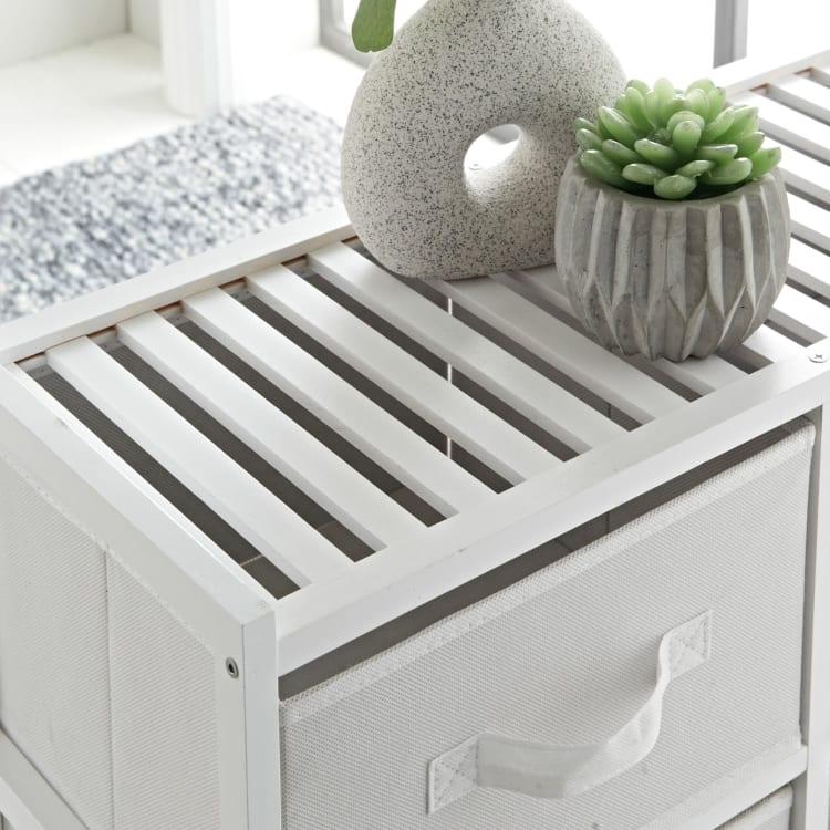 Spaceways 6 Drawer Unit modern look while giving you ample space to store your belongings.- White 1