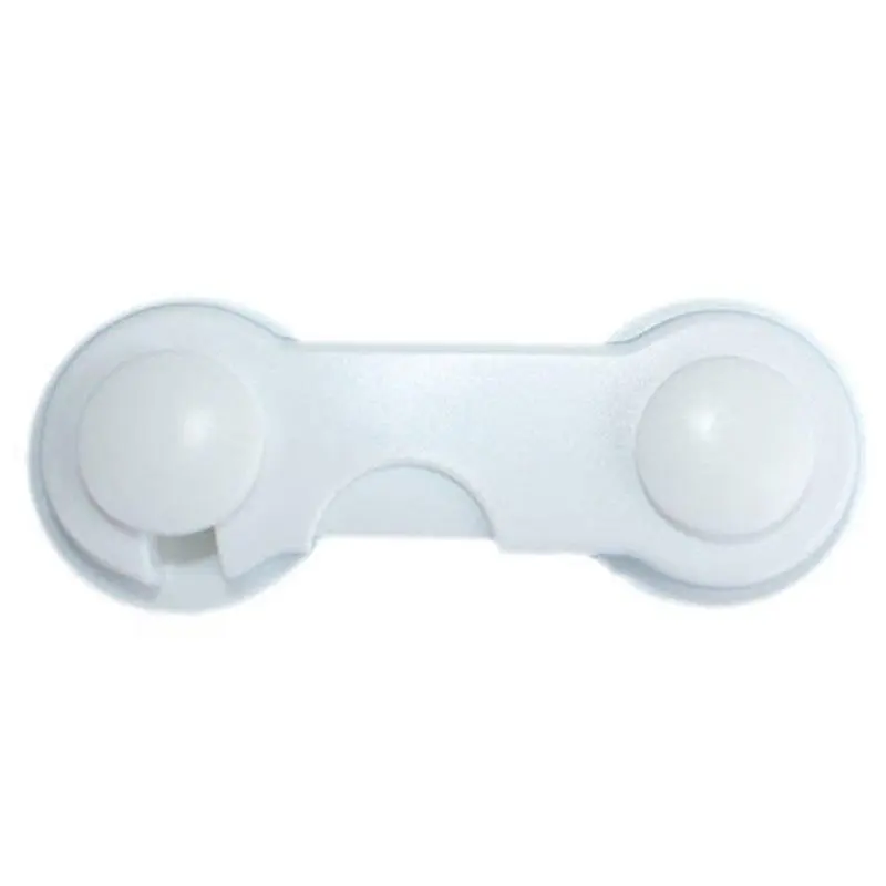 5 Pcs Baby Drawer Lock Children Security Protection - Plastic, White/Pink, 9.5cm 1