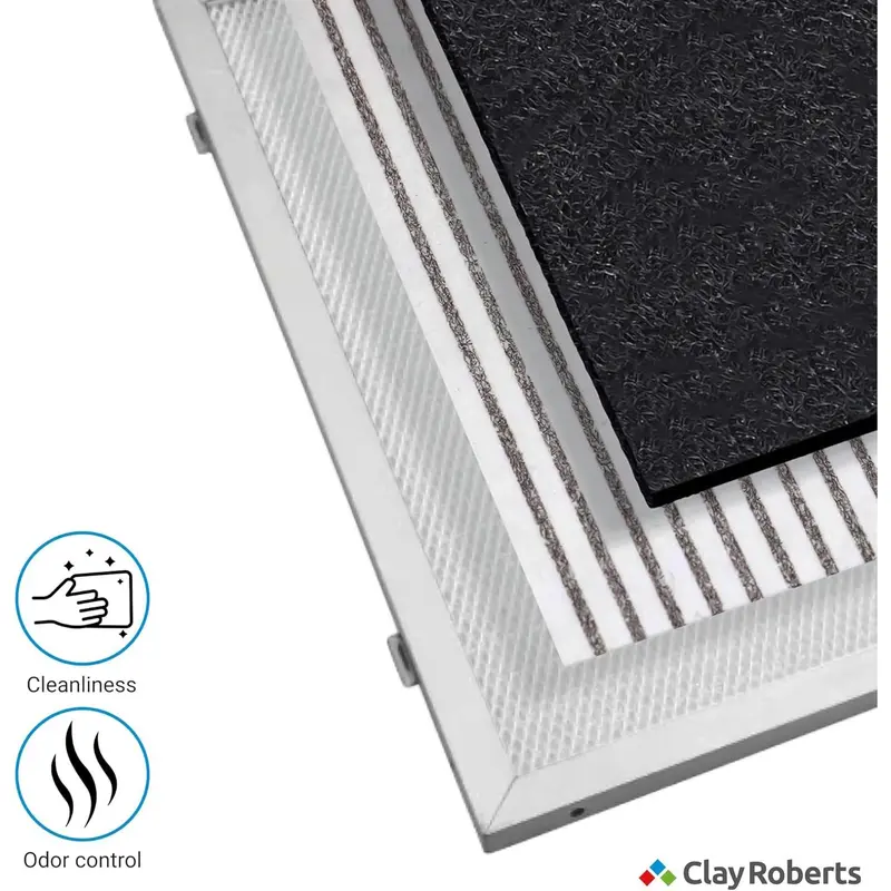 Grease and Carbon Cooker Hood Filters, Pack of 3, Cut to Size, Vent Filters for All Cooker Hoods & Extractor Fans, Universal Cooker Hood Fan Filters, Kitchen Extractor Fan Filter 5