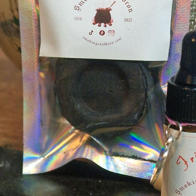 Friendship Spell Pouch for Self Care and Home Fragrance with Candle, Oils, Incense and Instructions - Freshener, Decor, Ornaments, Decoration 4