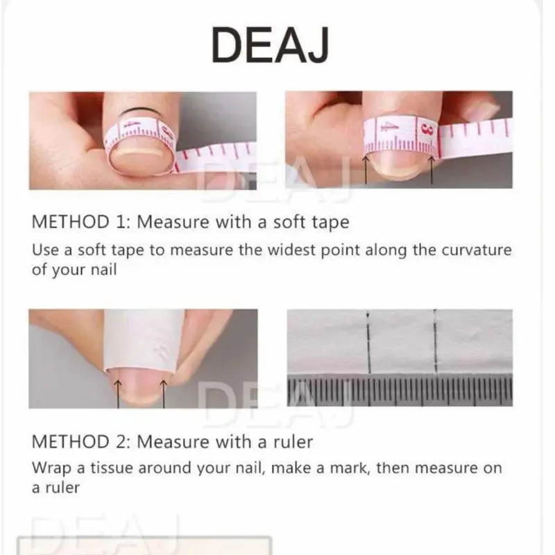DEAJ Size Medium Sales Different Designs Acrylic Handmade Luxury Reuseable Press On Nails, Nailed By DEAJ 1