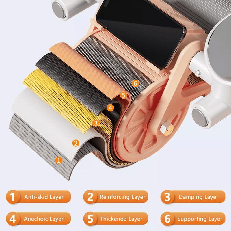 Product Introduction of Abdominal Wheel Roller Exercise Equipment with Elbow Support and Timer - Automatic Rebound Tummy AB Roller for Effective Workout at home gym 23