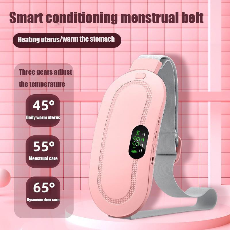 Portable Heating Pad for Period Cramps. Cordless Heating Pad Fast Heating warming Beit. Muiti-purpose Belly & Back Heating Belt for Women 4-modes Heat Compress Patch heating pad Comfort menstrual heater menstrual heater 1