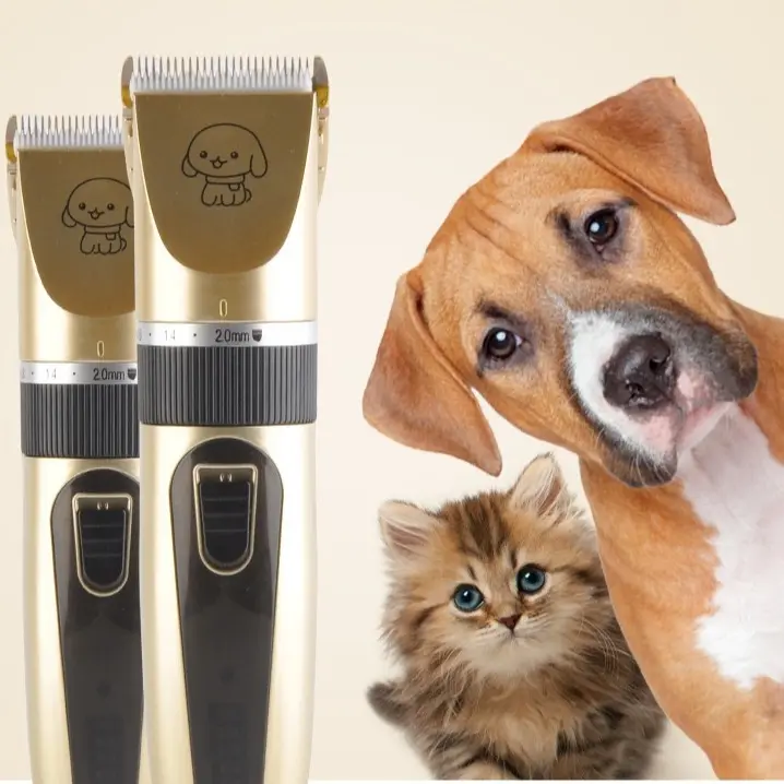 Pet Grooming Set-Rechargeable, Low Noise, Cordless Kit for any hairy Animals.