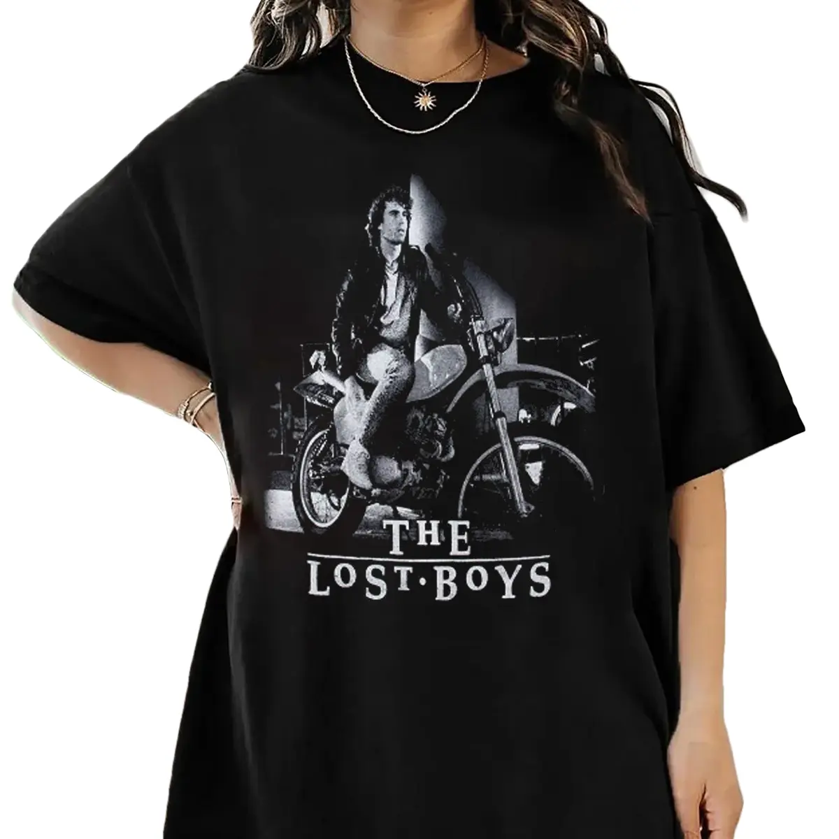 90s Vintage The Lost Boys Michael Motorcycle Music Band Tour Concert T-Shirt Comfort Cotton