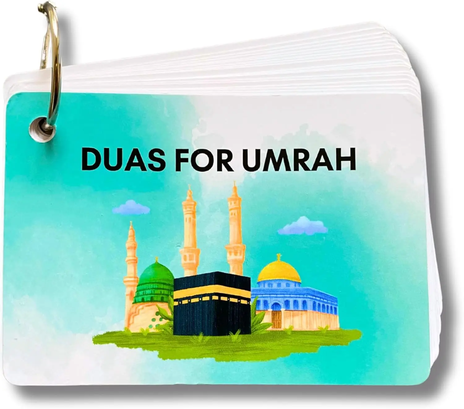Umrah Dua Cards, Step by Step Guide Umrah Duas, Umrah Gift, Umrah Prayers and Supplications, Umrah Flash Card