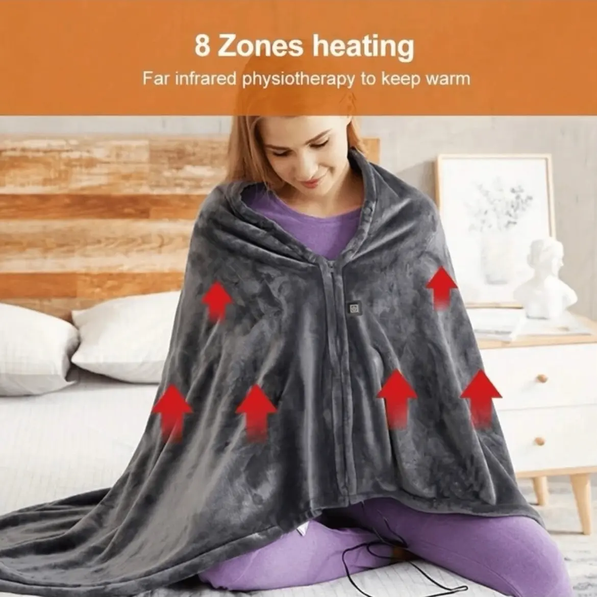 Keep Warm with this Heated Blanket - Perfect for Winter Nights