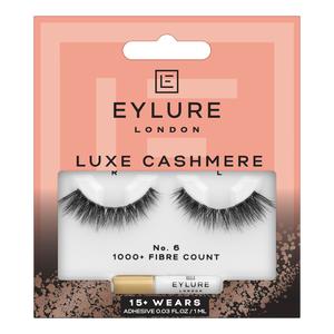 EYLURE Cashmere No 6 Style False Eyelashes Lash Glue Makeup Cosmetic Lash Extensions Gifting Presents Beauty Reusable Long Lasting Pack Luxury nightlife summer spring