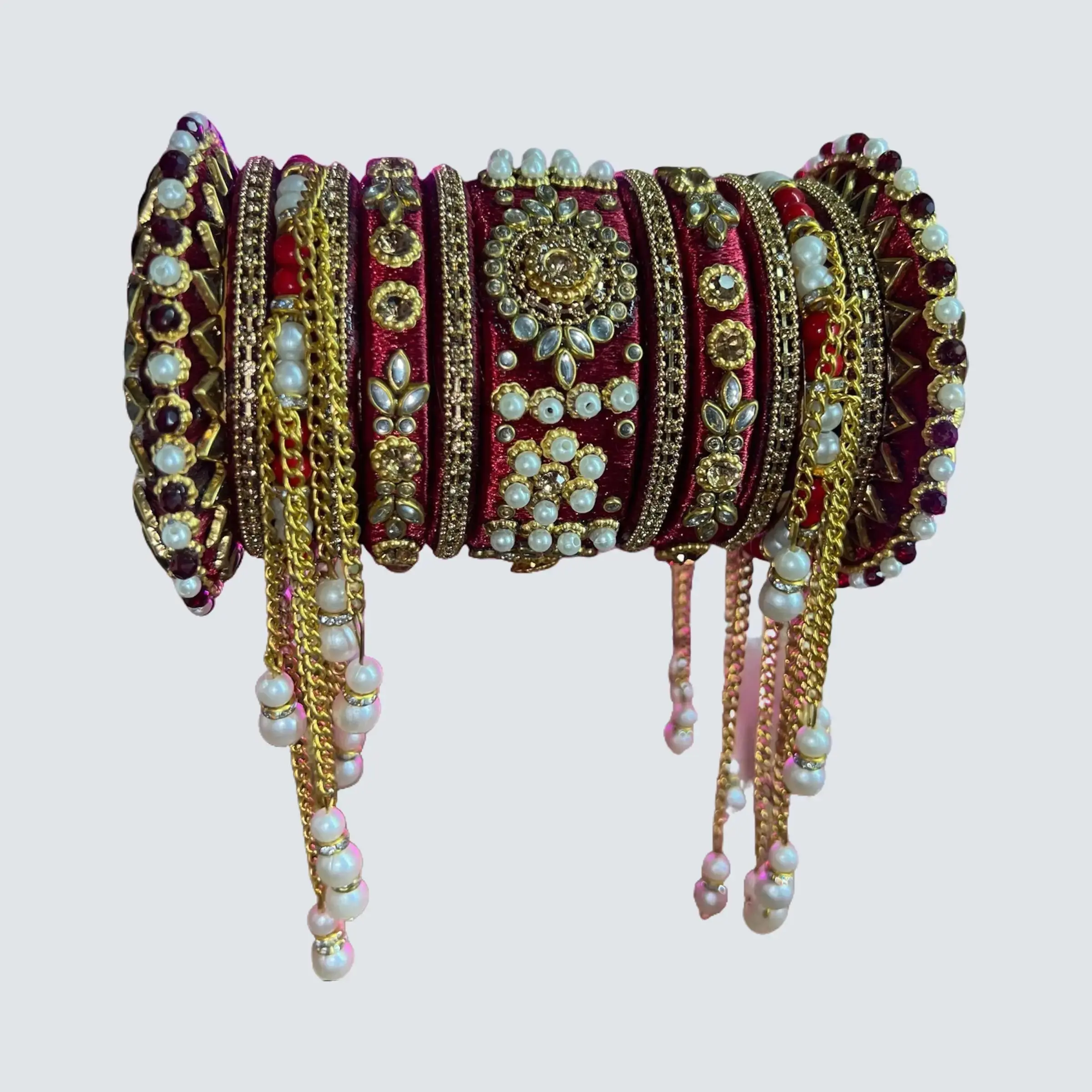 Mehsim, Bridal, Bangles, Kundan, Chooda, Fashion