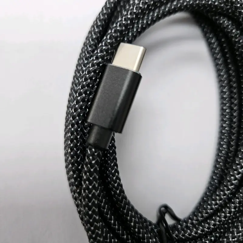 Type C to C Cable with Aluminium Shell and Extra Strong Braided Cable for Fast Charging - Compatible with Smartphones and Cellphones 4