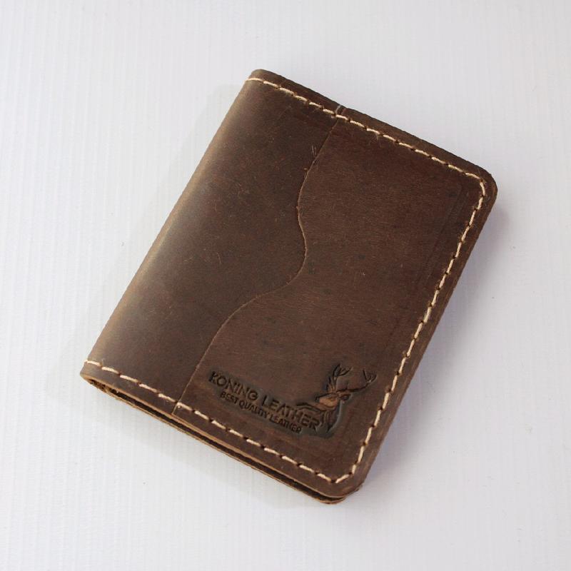 Genuine Leather Card Wallet, Multicolor, Koning Leather 3