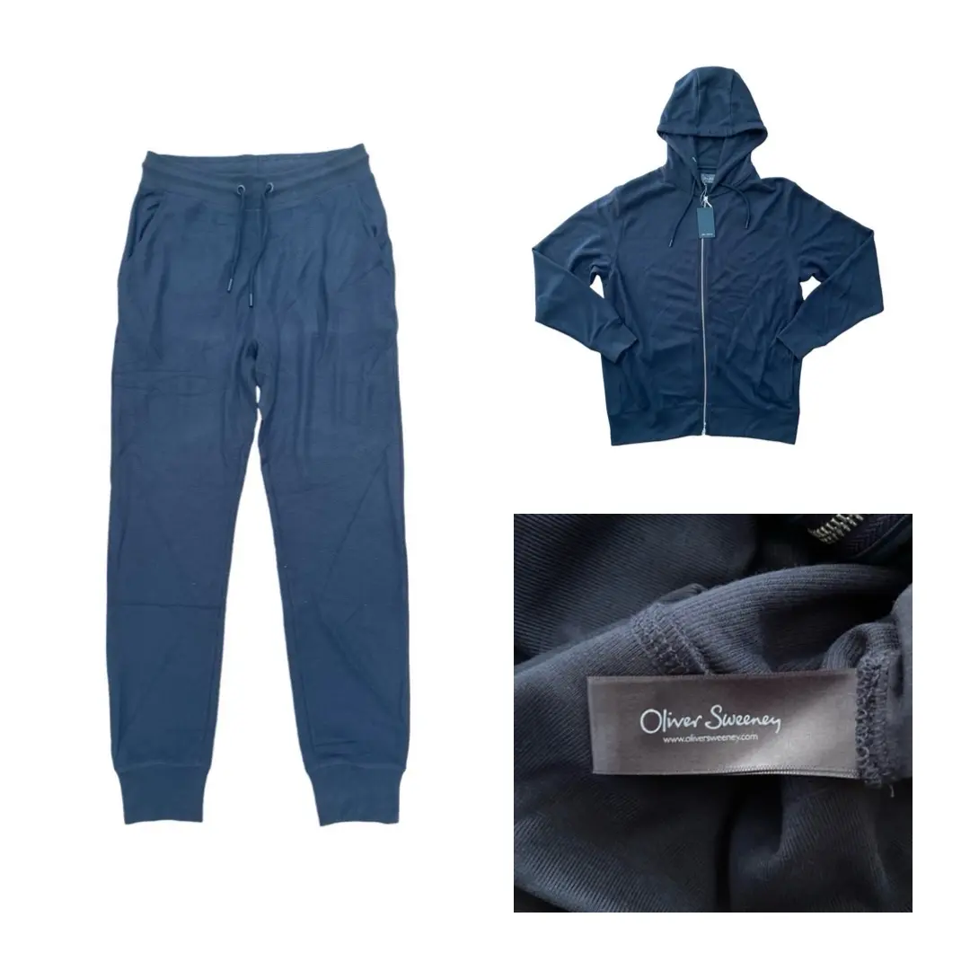 Oliver Sweeney Men's Full Navy Tracksuit - RRP £229 - Menswear