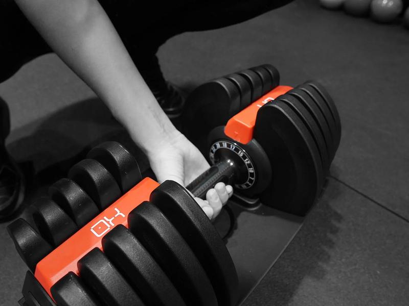 OX | Adjustable Dumbbells 40KG Pair (80KG Total) Steel Dumbbell Set Free Weights 2