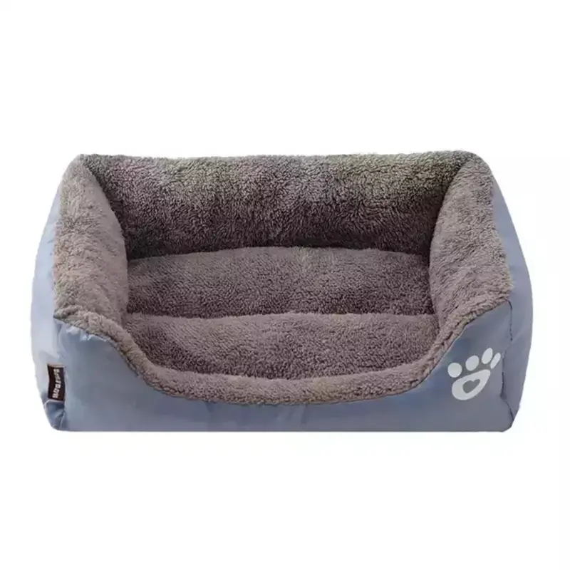 Soft Warm Cosy Pet Dog Square Cat Bed Washable Cushion Sizes S, M, L,XL, 2XL,3XL 4