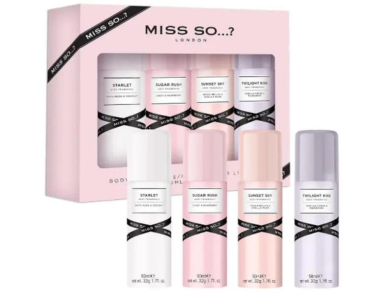 Mini Galore Womens Body fragrance Gift Set 4x50ml