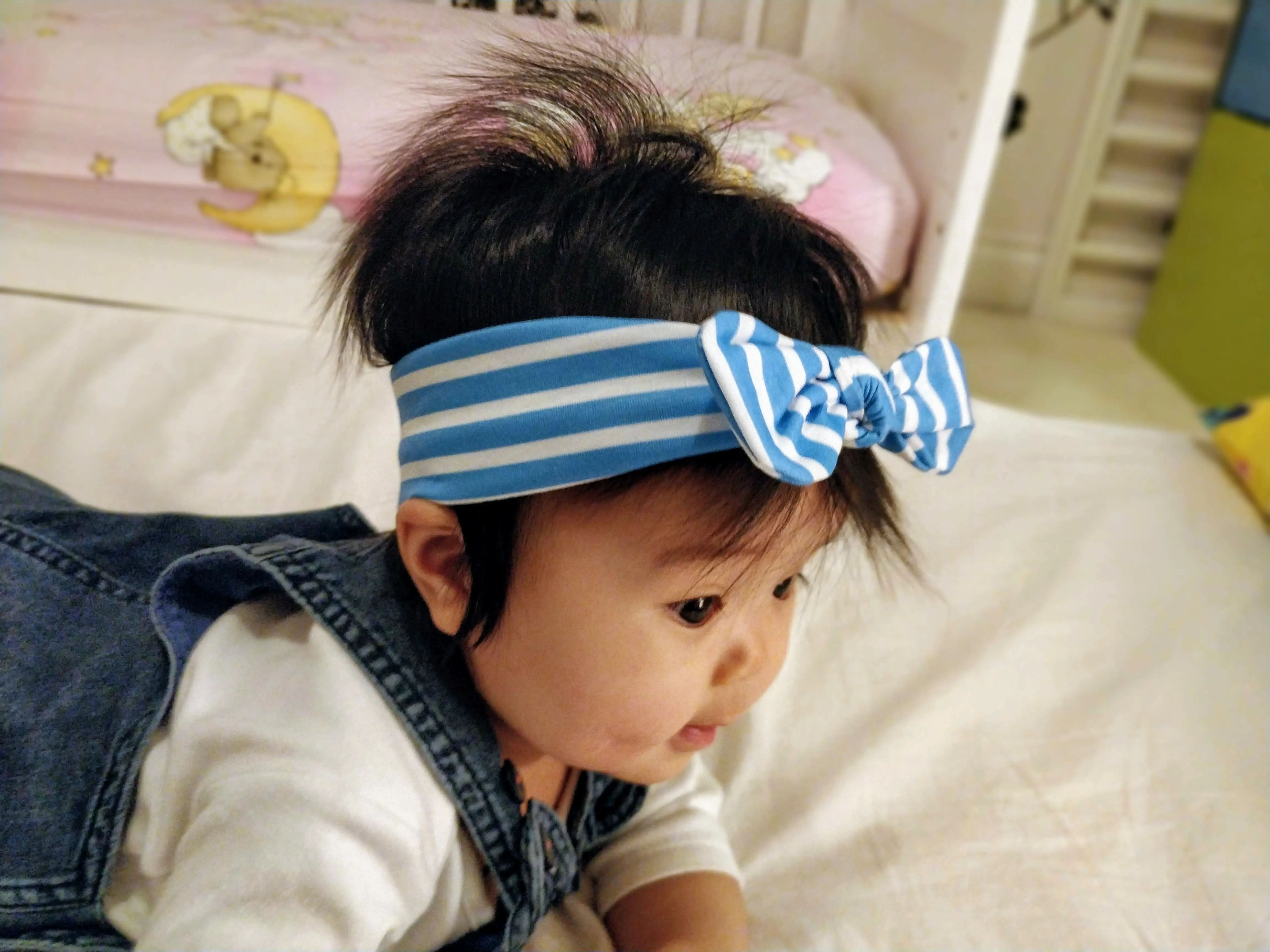 Baby Headbands 3pieces Set Infant Toddlers Girls Elastic Headdress Hairbands Bow