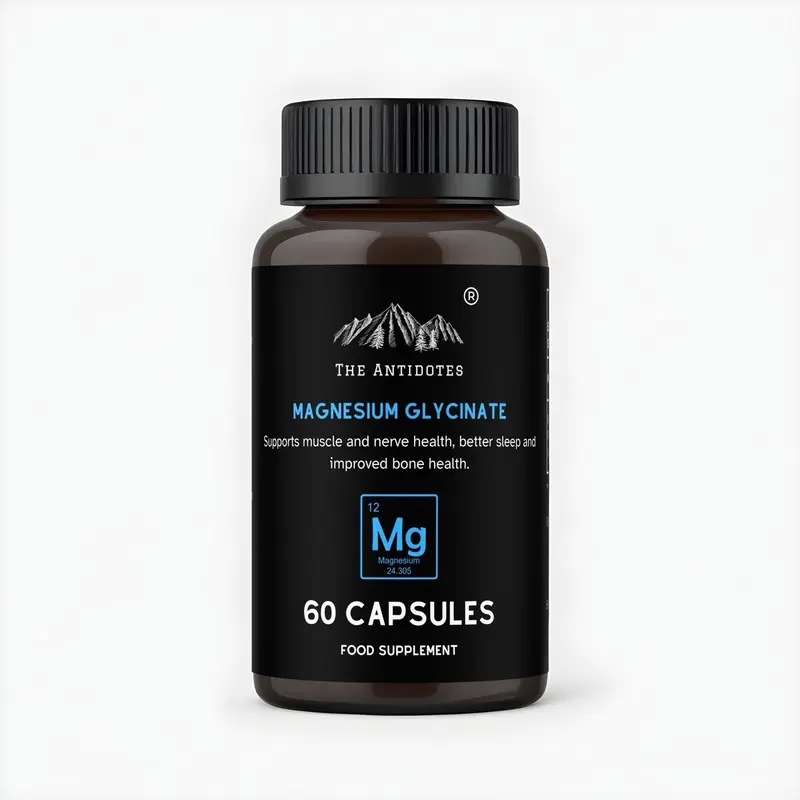 The Antidotes - Magnesium Glycinate - 60 Capsules - 1200mg per serving supplements 0