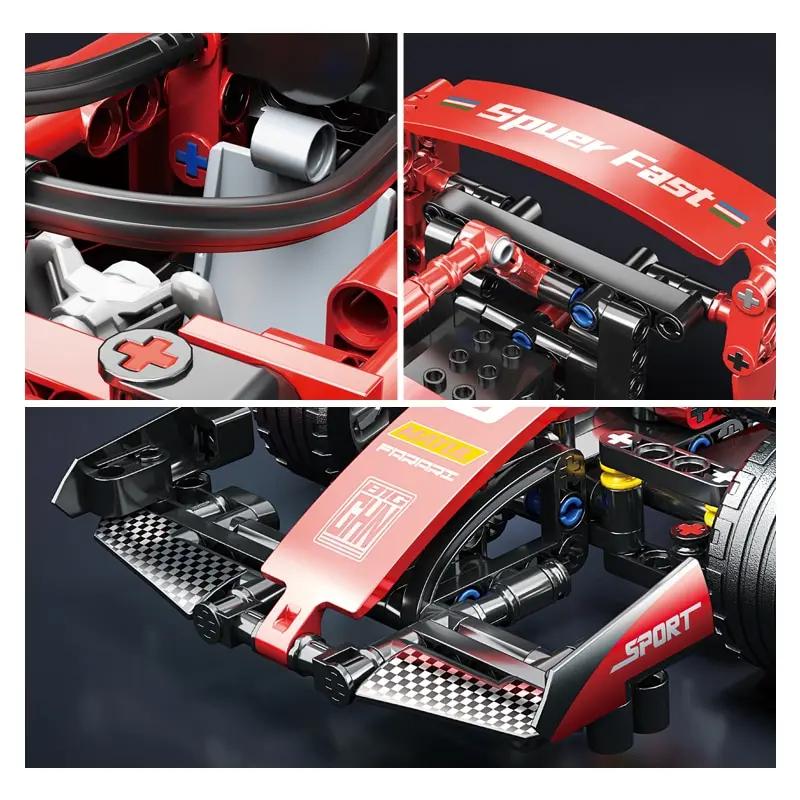 F1 RC Race Cars Building Sets MOC Remote Control Car Building Blocks Cool Collectible Model Car Kits Building Toys christmas toy 2