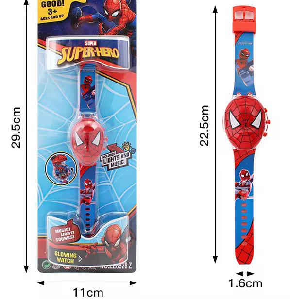 Product Introduction of Hello Kitty Cartoon Watch for Kids with Flashing Light and Musical Spinning Top 0