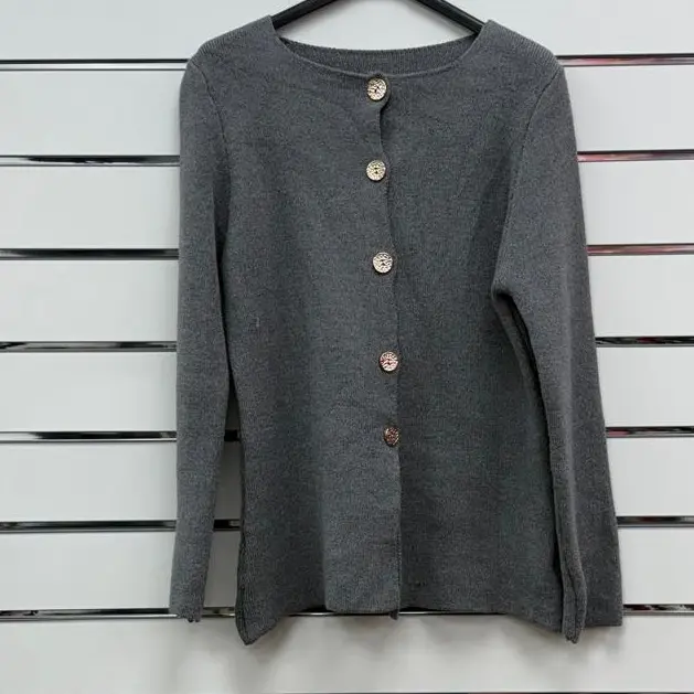 Gold Button Up Cardi (BF) 4