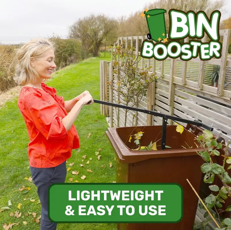 Bin Booster - No More Overflowing Bins- Introducing Bin Booster, the hygienic HANDS-FREE way to dramatically reduce the volume of your general waste, garden waste & recycling 2
