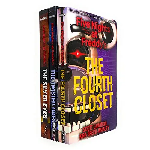 Five Nights at Freddy's 3 Books Collection Set (The Silver Eyes, The Fourth Closet, The Twisted Ones) by Scott Cawthon, New Book