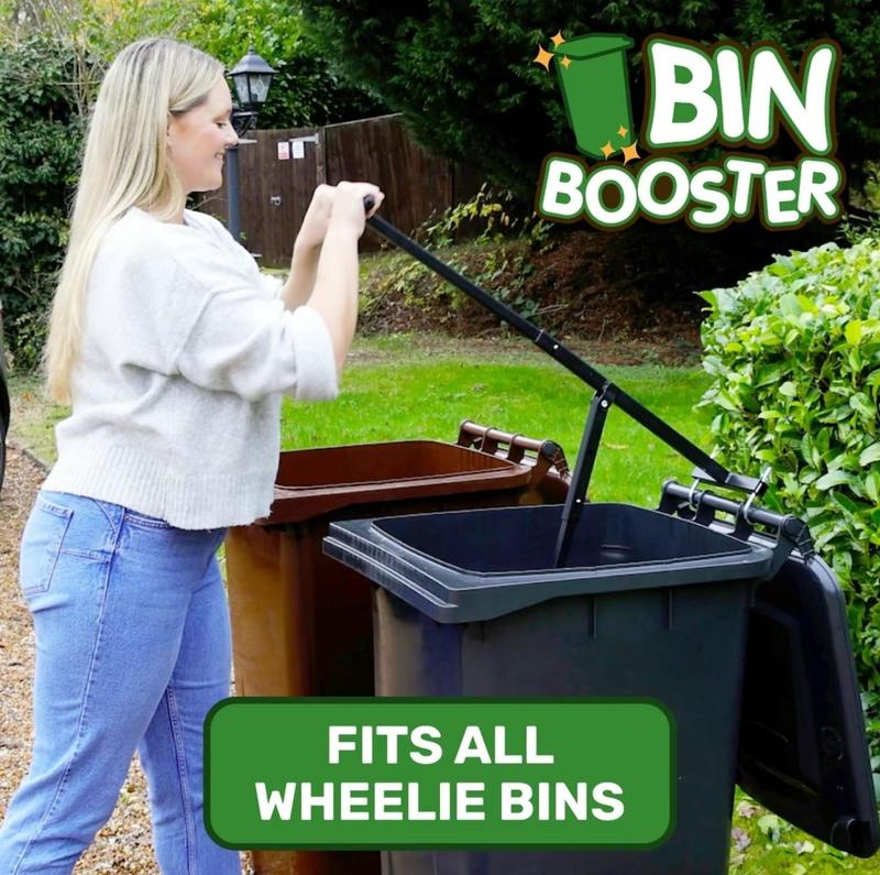Bin Booster - No More Overflowing Bins- Introducing Bin Booster, the hygienic HANDS-FREE way to dramatically reduce the volume of your general waste, garden waste & recycling 9