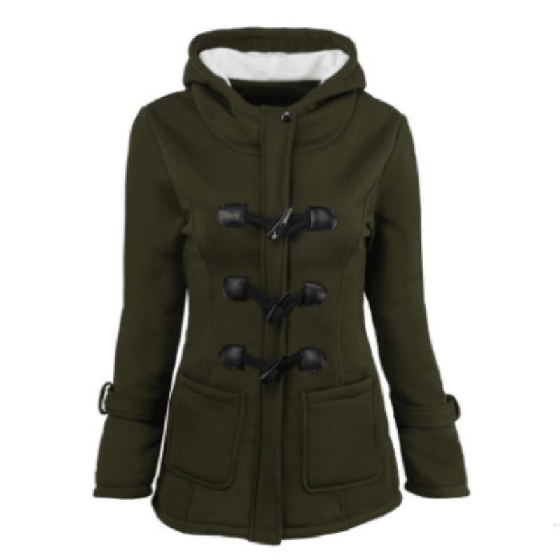 Fur Collar Long Jacket Women Clothing Fashion Womenswear Coat Hoodie  Fabric Light plain casual jackets & coats Pocket Accessories Asian hooded plain jackets & coats lapel street ladies solid minimalist 3