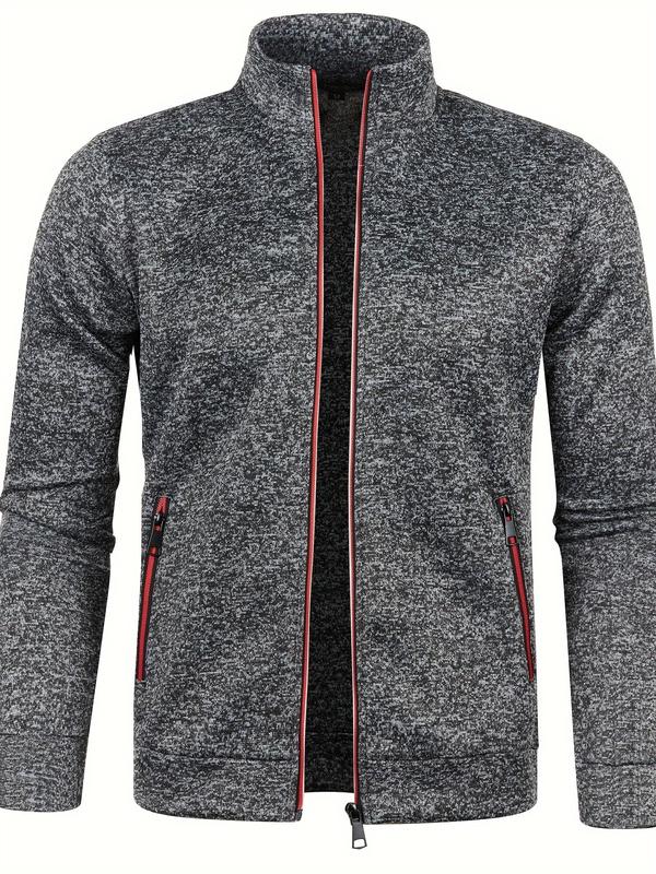 Men's Mid-Stretch Full-Zip Cardigan Sweater Coat – Soft, Breathable, and Warm – Perfect for Fall & Winter Casual Wear – Stylish Menswear Jacket for Everyday Comfort 3