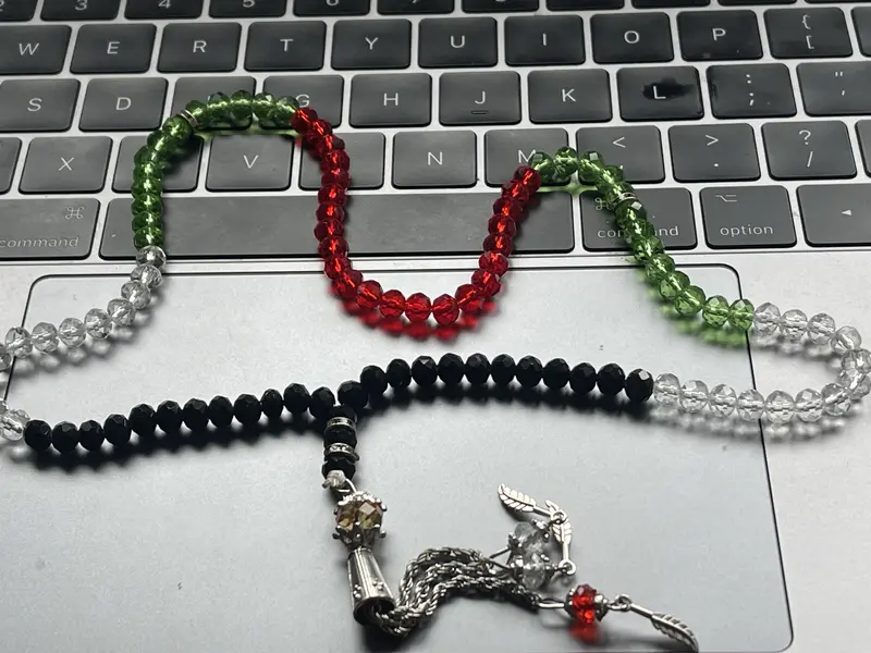 Car Hanging Decoration PALESTINE Prayer Beads 2